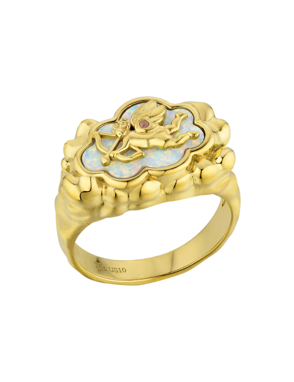 Cupid's Cloud Ring Gold