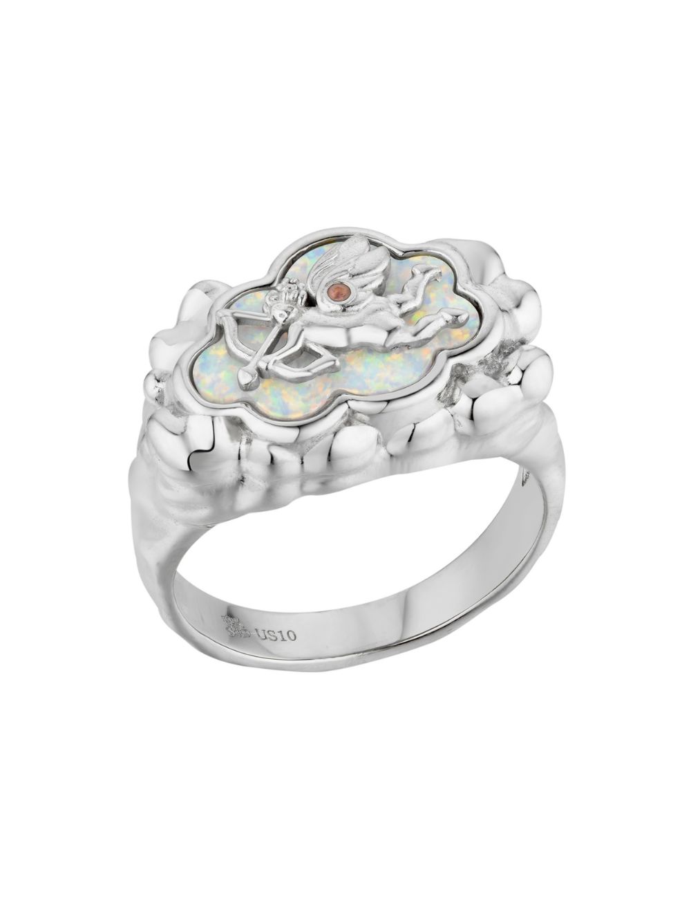 Cupid's Cloud Ring Silver
