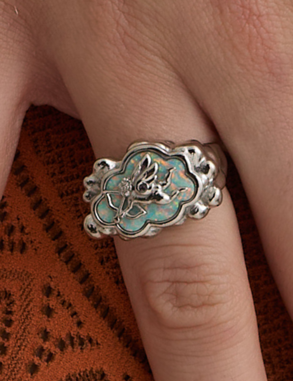Cupid's Cloud Ring Silver