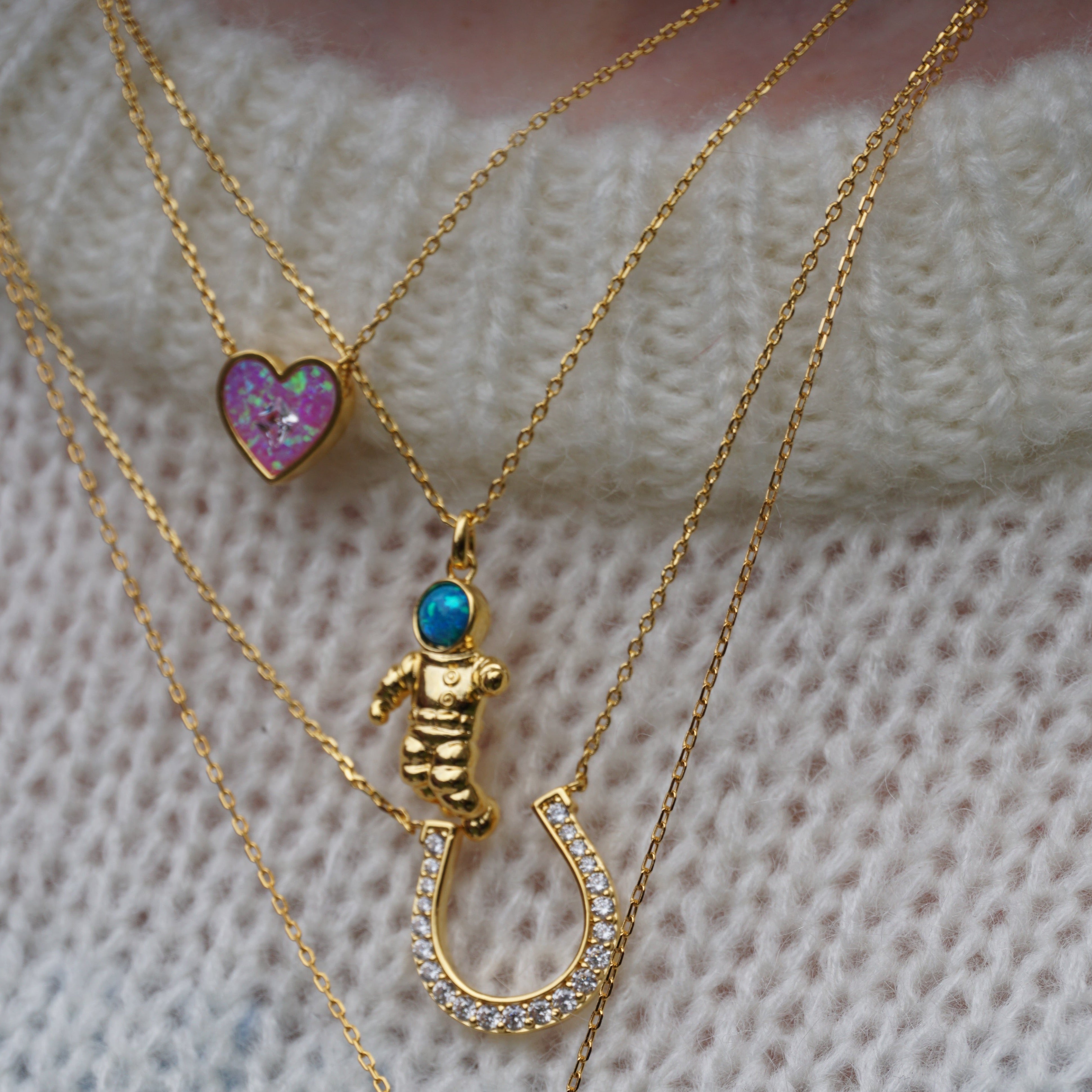 Astrogal Necklace Gold