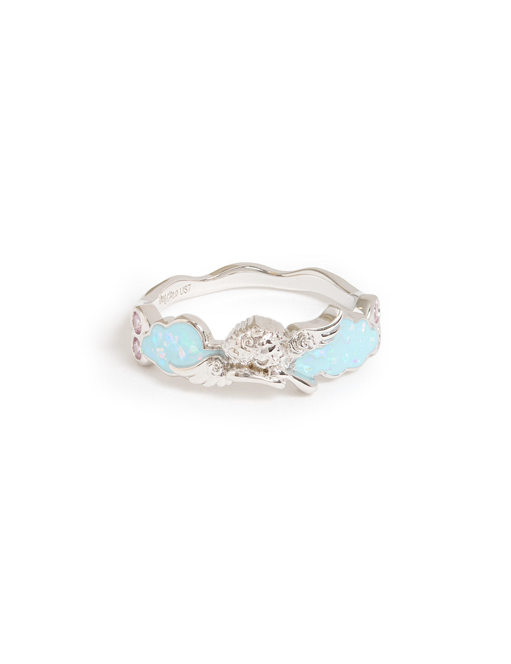 Dreamy Angel Ring Silver