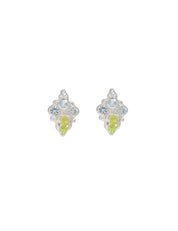 Alien Drip Earrings Silver