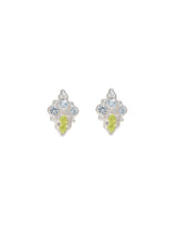 Alien Drip Earrings Silver