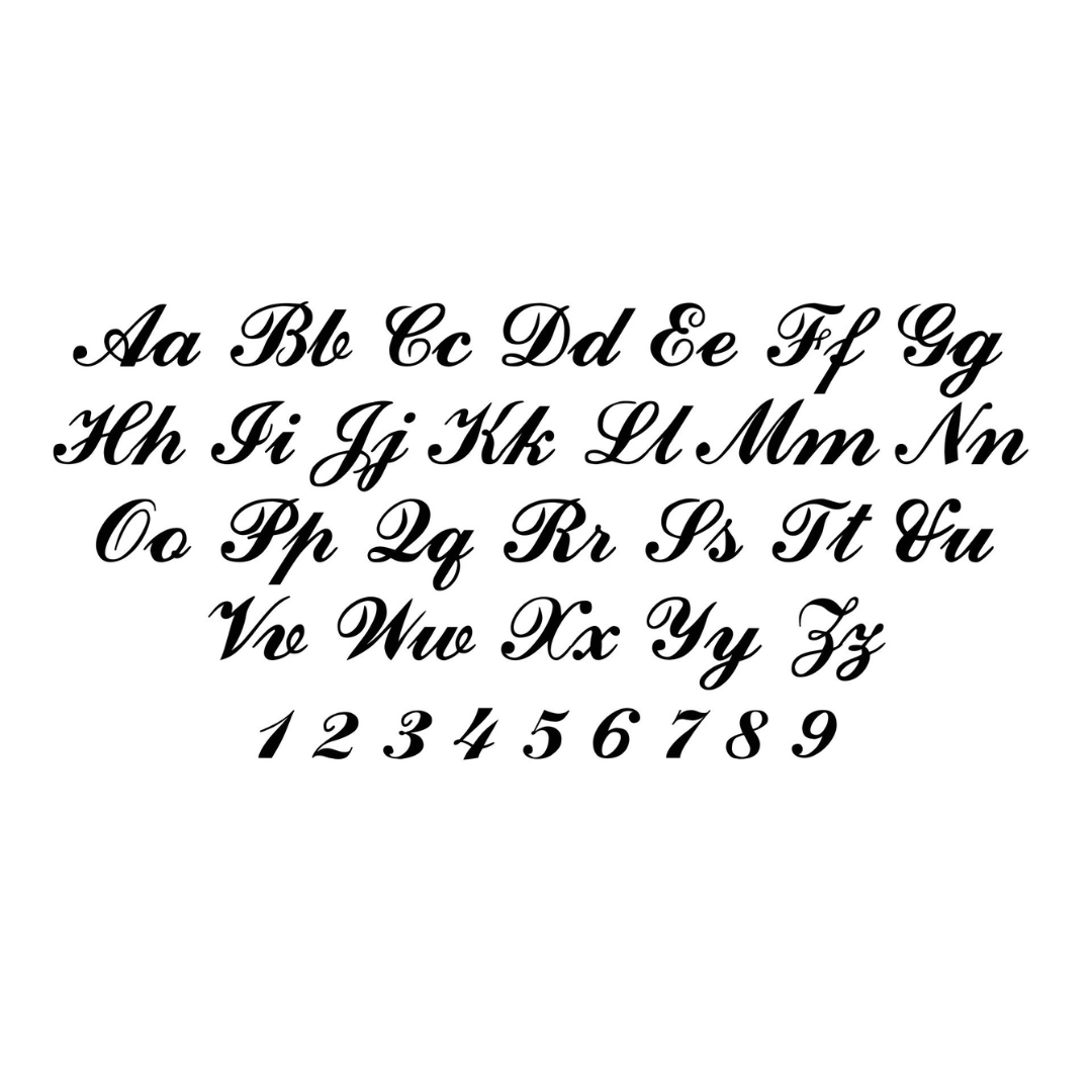 Celestial Custom Nameplate Gold