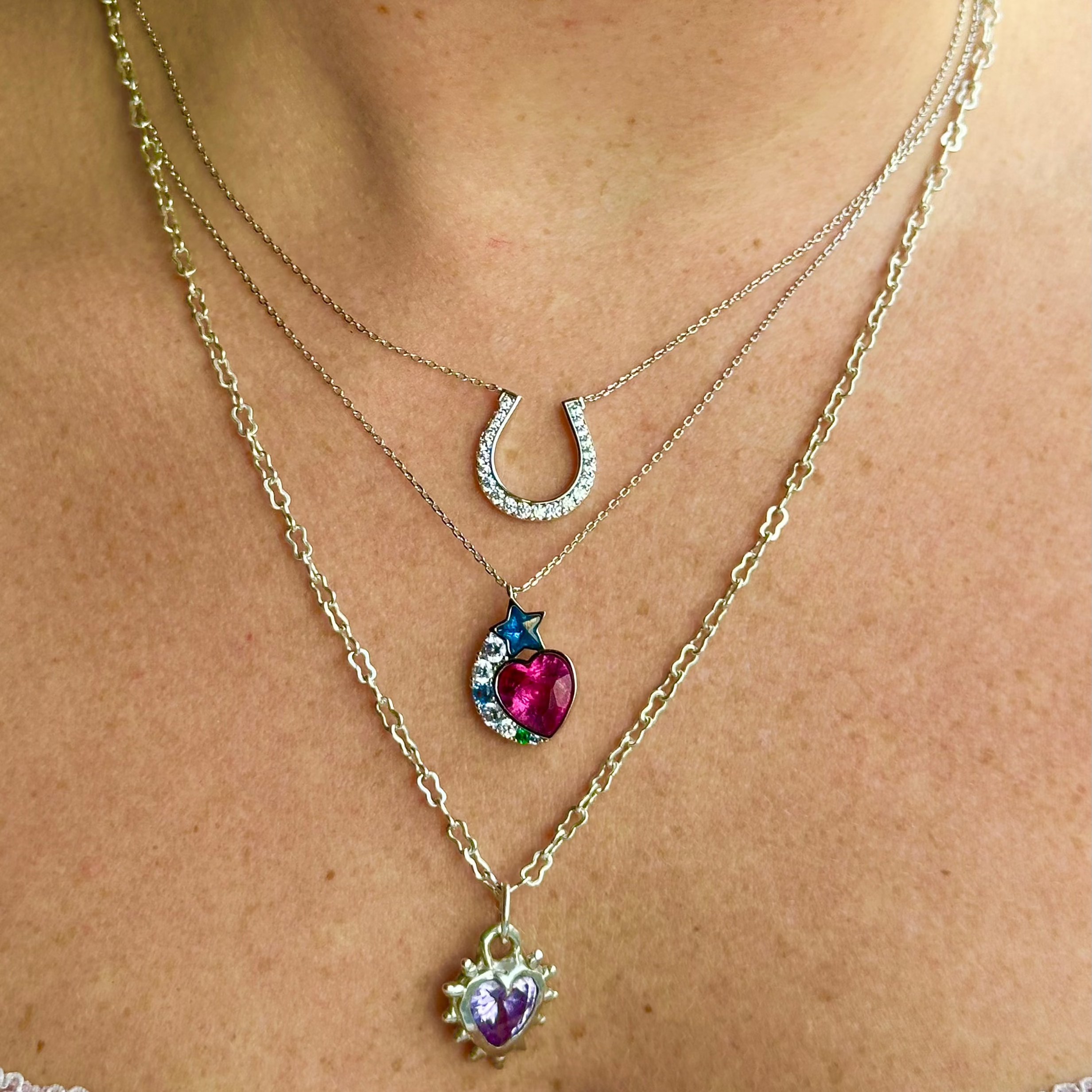 Lady Luck Necklace Silver