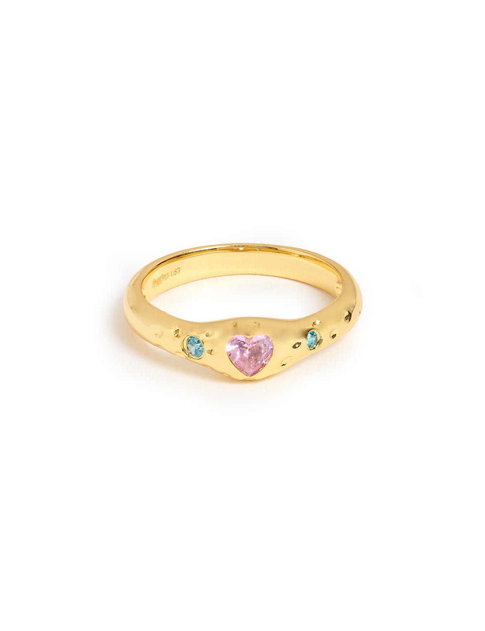 Galaxy Heart Ring Gold