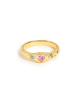Galaxy Heart Ring Gold