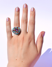 Gemini Baby Ring Silver