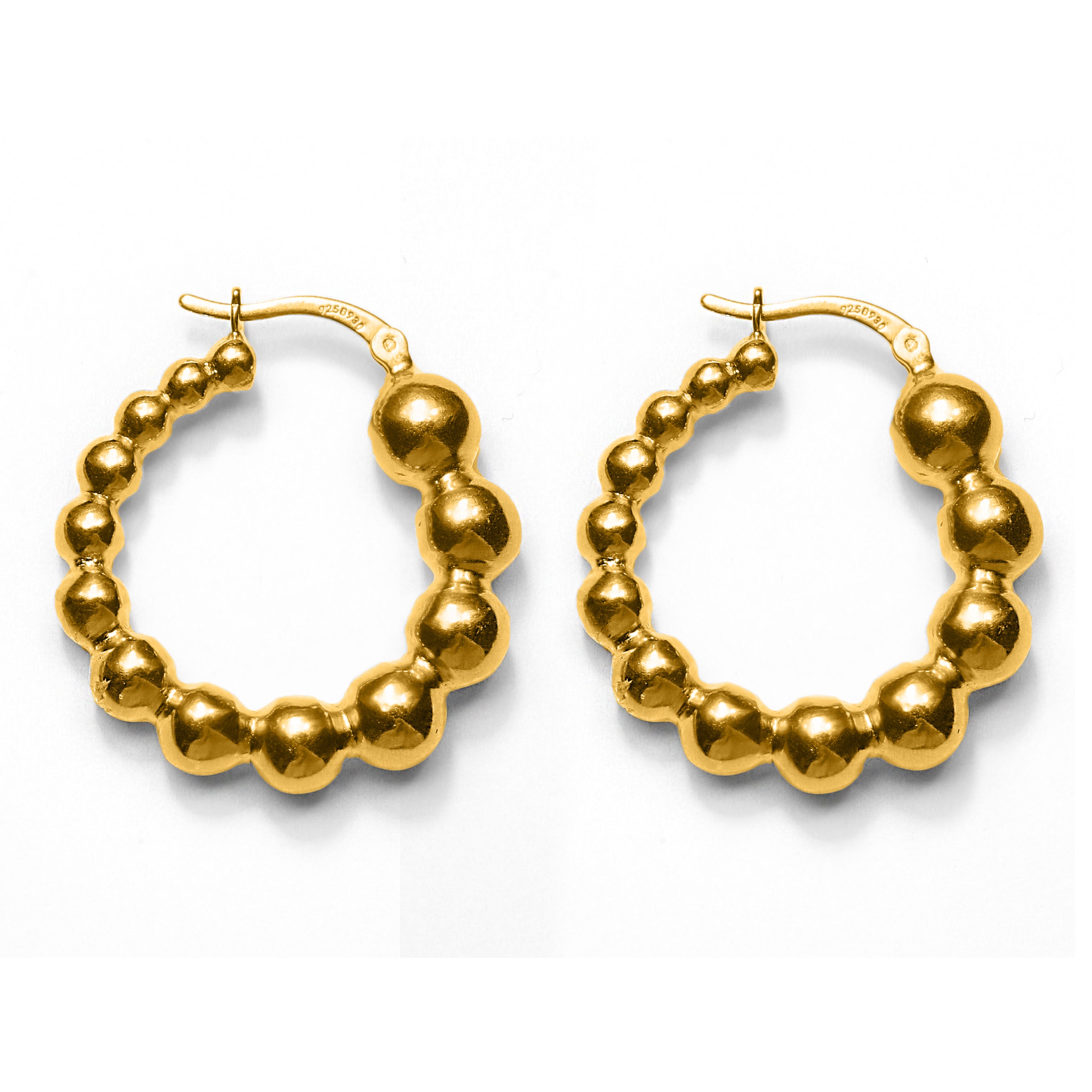 Bubble Bath Hoops Gold