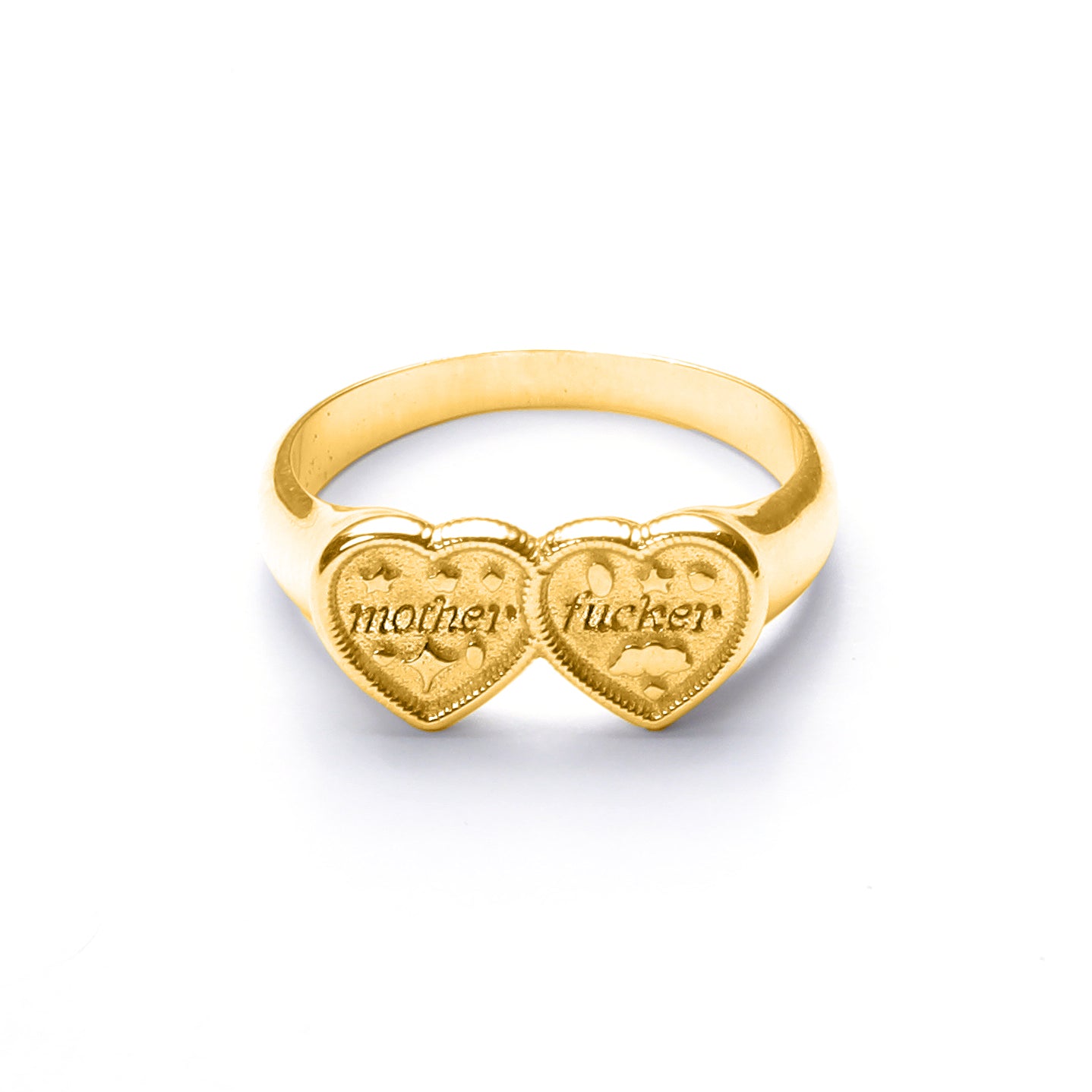 Mother Fucker Heart Signet Ring | Pre-Order