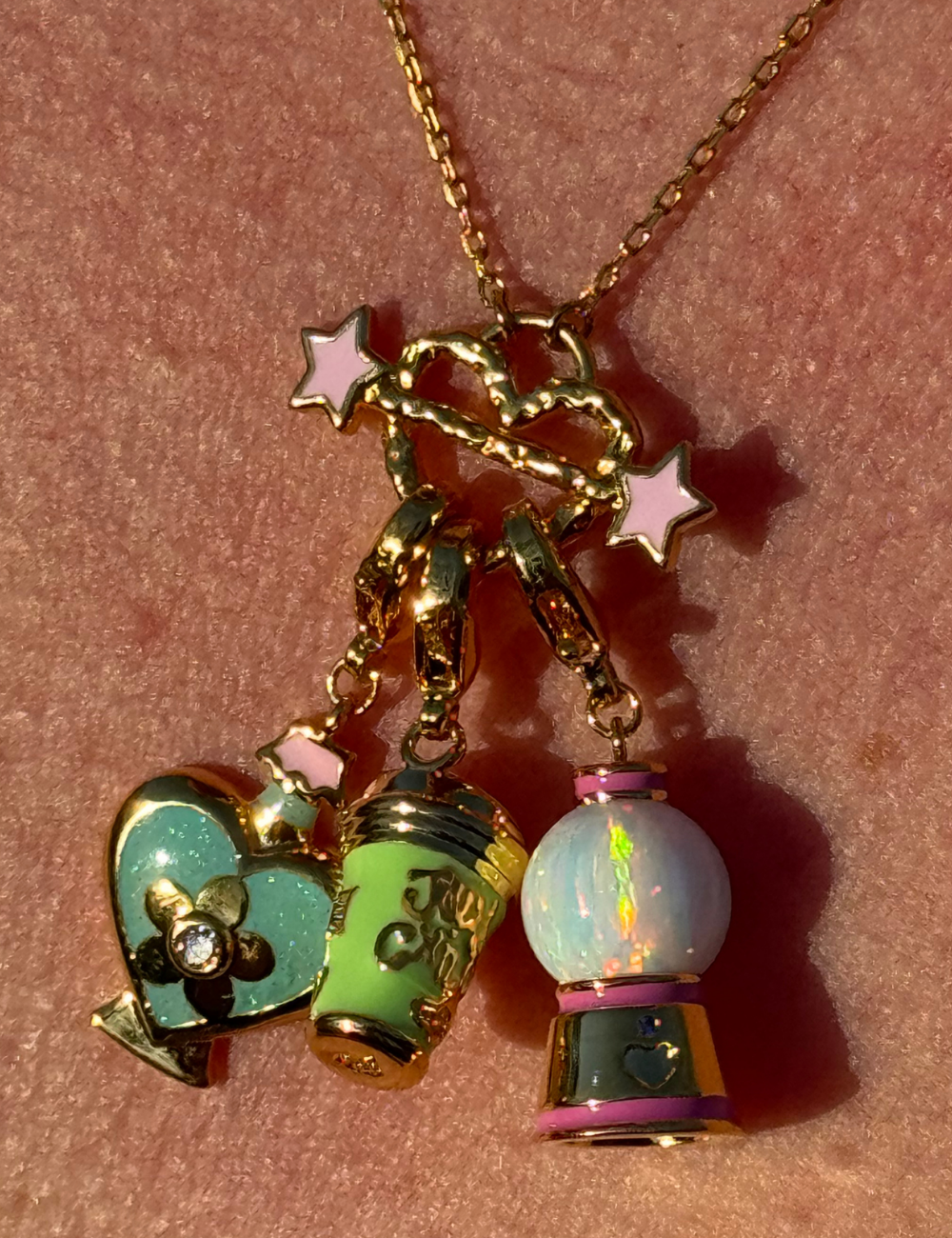Gumball Charm Gold