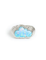 Head In The Clouds Blue Opal Silver