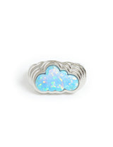 Head In The Clouds Blue Opal Silver
