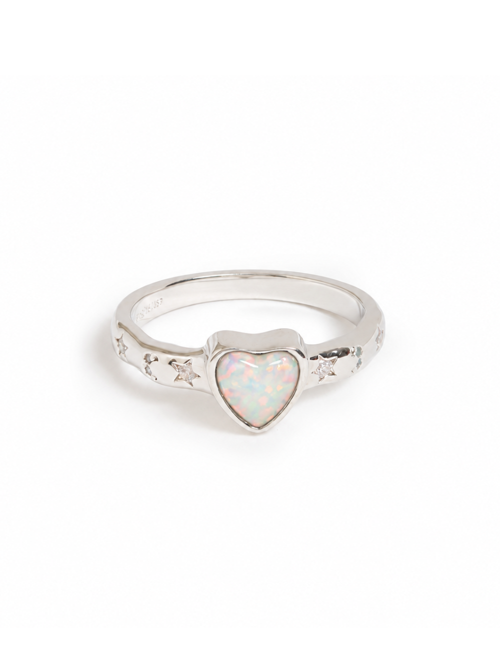 White Witch Ring Silver