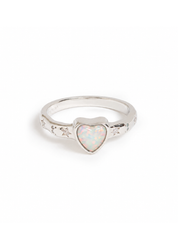 White Witch Ring Silver