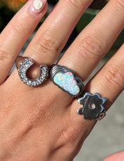 Head In The Clouds Ring Silver
