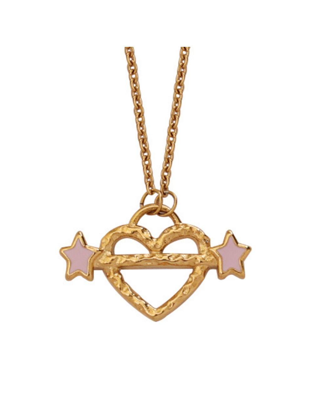 Heart Piercer XL Necklace Gold