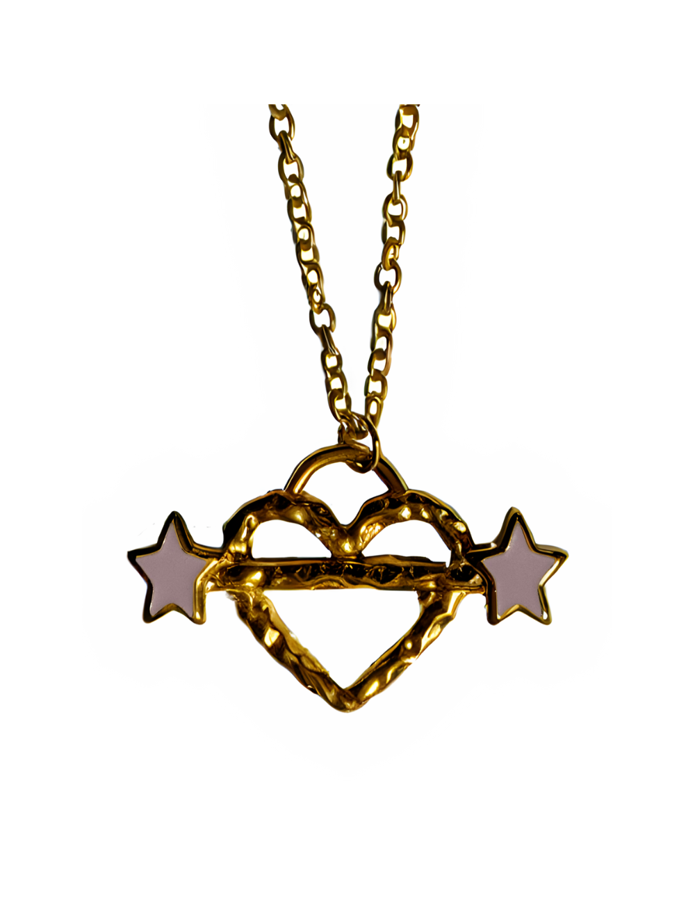 Heart Piercer XL Necklace Gold