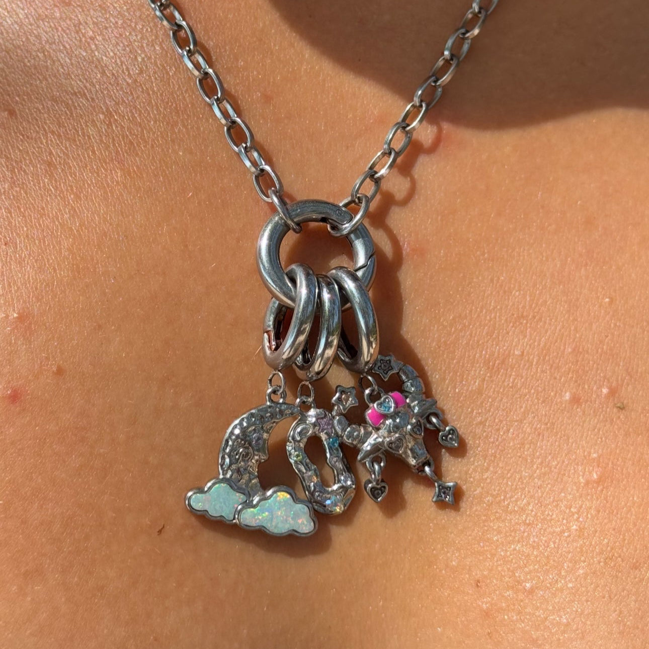 Celestial Charm Set - Silver