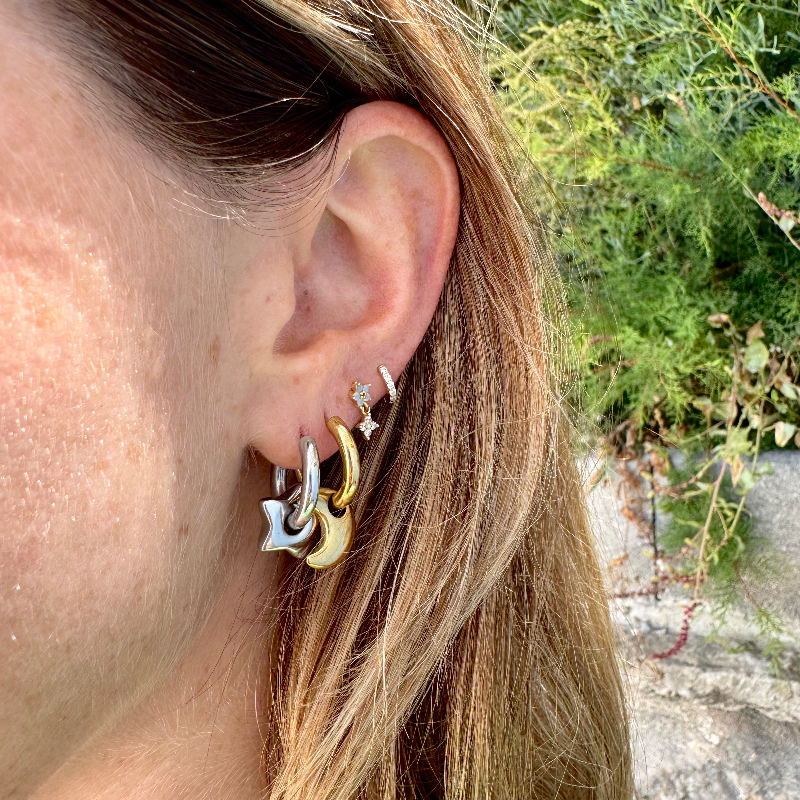 Moonchild Hoops Silver