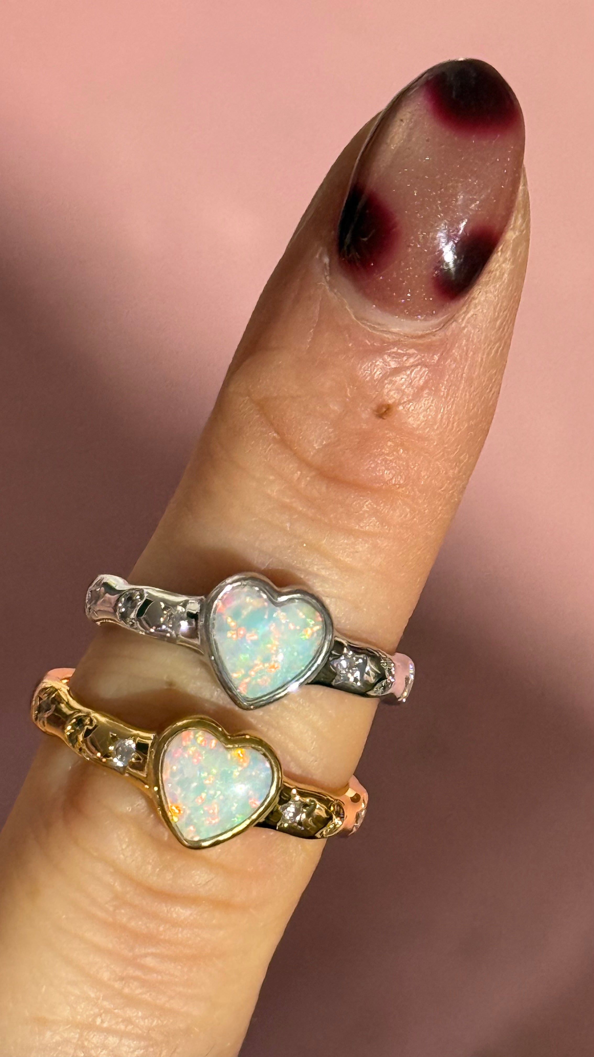 White Witch Ring Silver