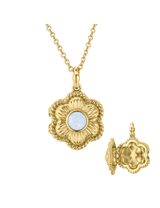 In Bloom Locket Necklace Gold