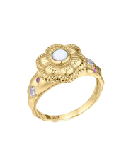 In Bloom Flower Ring Gold