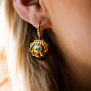 Mermaid Locket Earrings