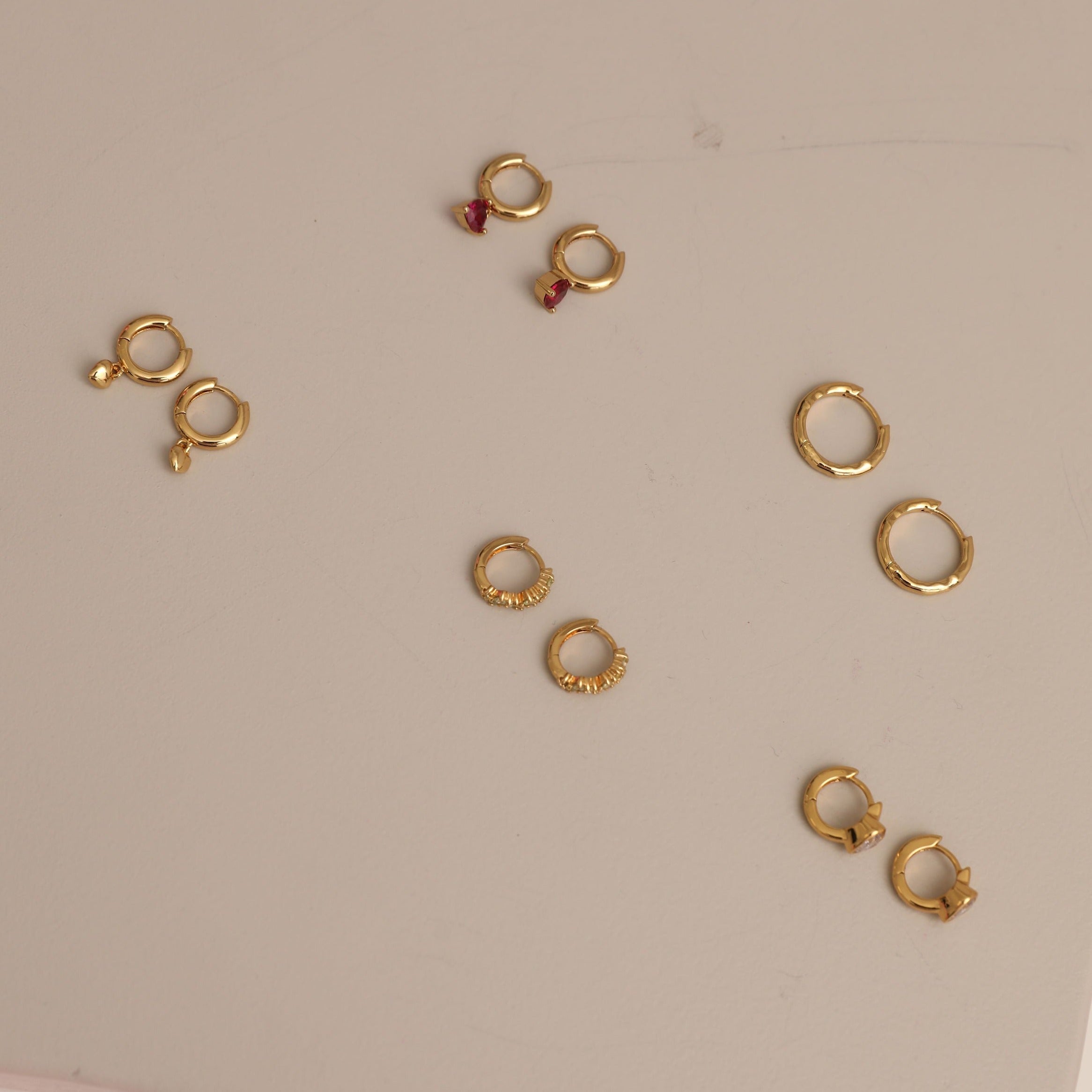 Citrine Twinkle Huggies