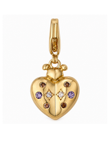Ladybird Charm Gold with Exclusive Sticker Sheet