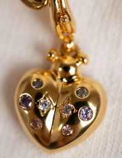 Ladybird Charm Gold with Exclusive Sticker Sheet