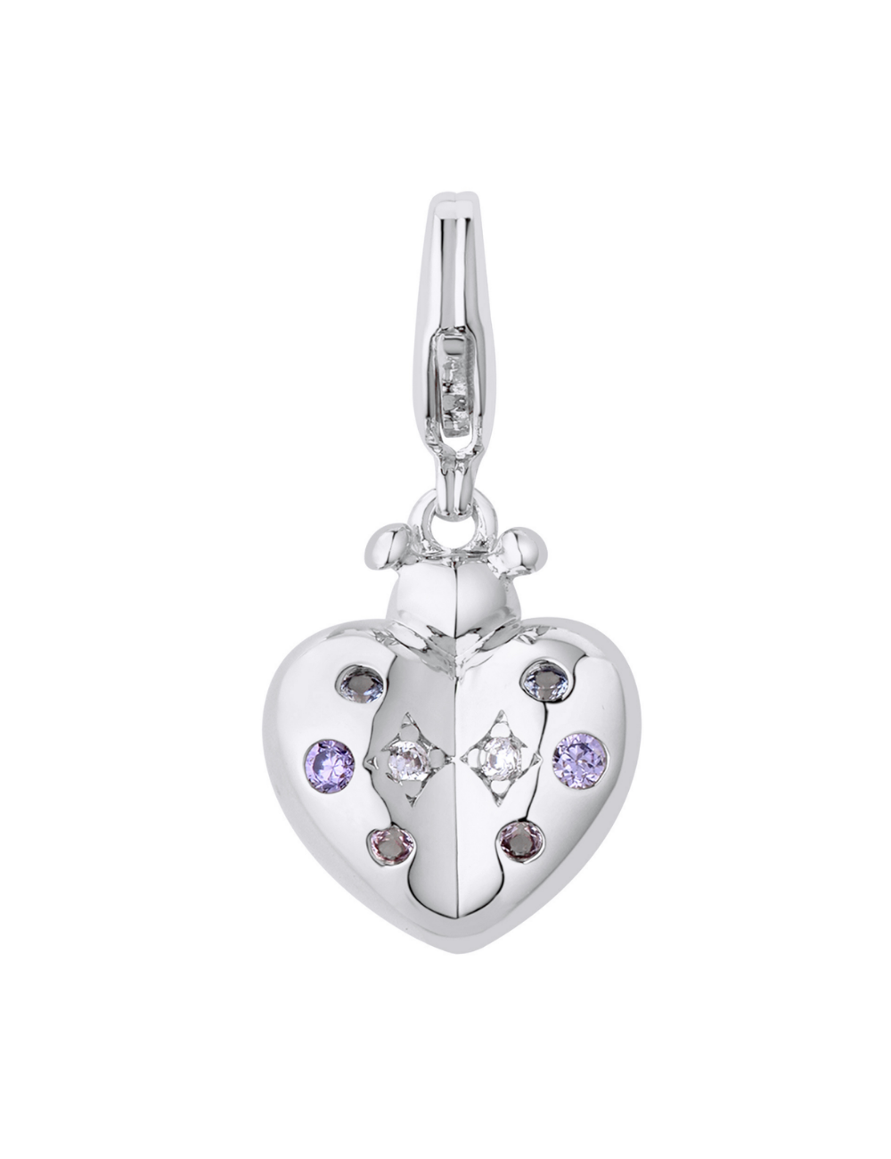 Ladybird Charm Silver