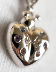Ladybird Charm Silver with Exclusive Sticker Sheet