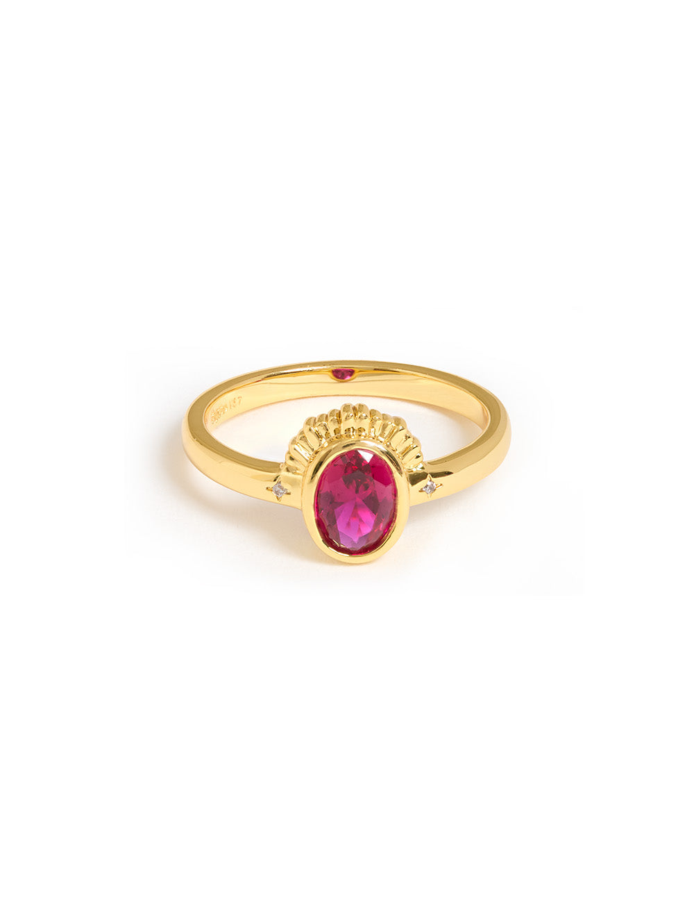 Levitate (Pink) Ring Gold
