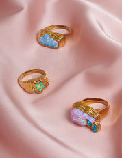 Head In The Clouds Blue Opal