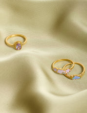 Baby Cloud (Purple) Ring Gold