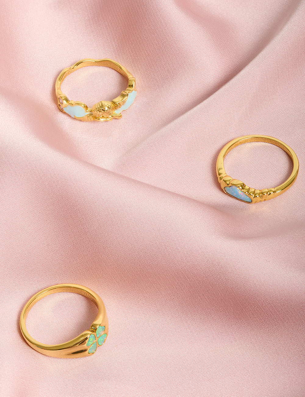 Lucky Clover Ring Gold