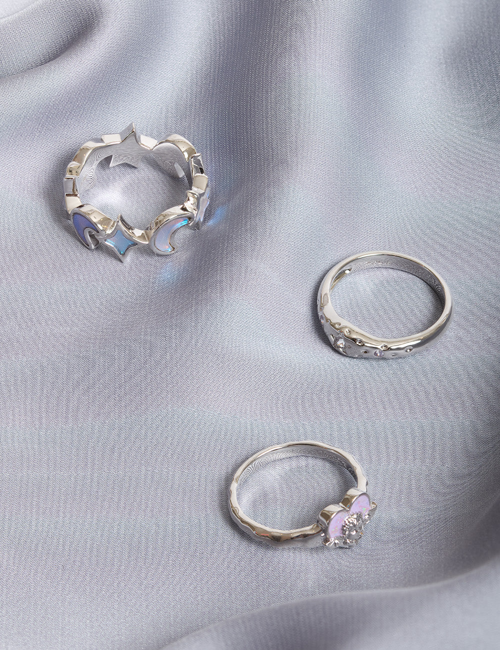 Galaxy Star Ring Silver