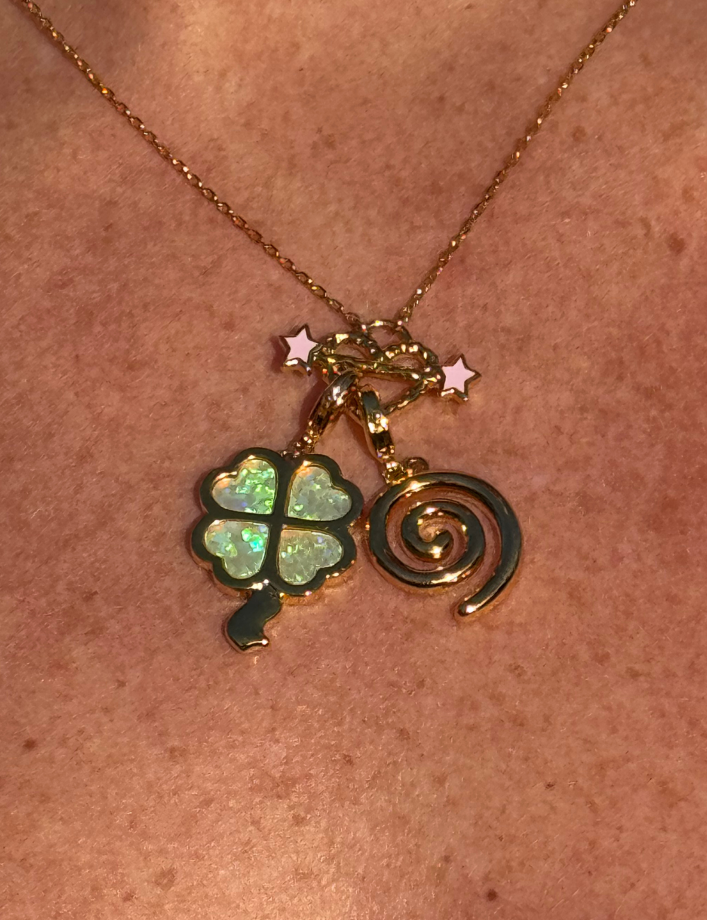 Luck of the Clover Charm Gold