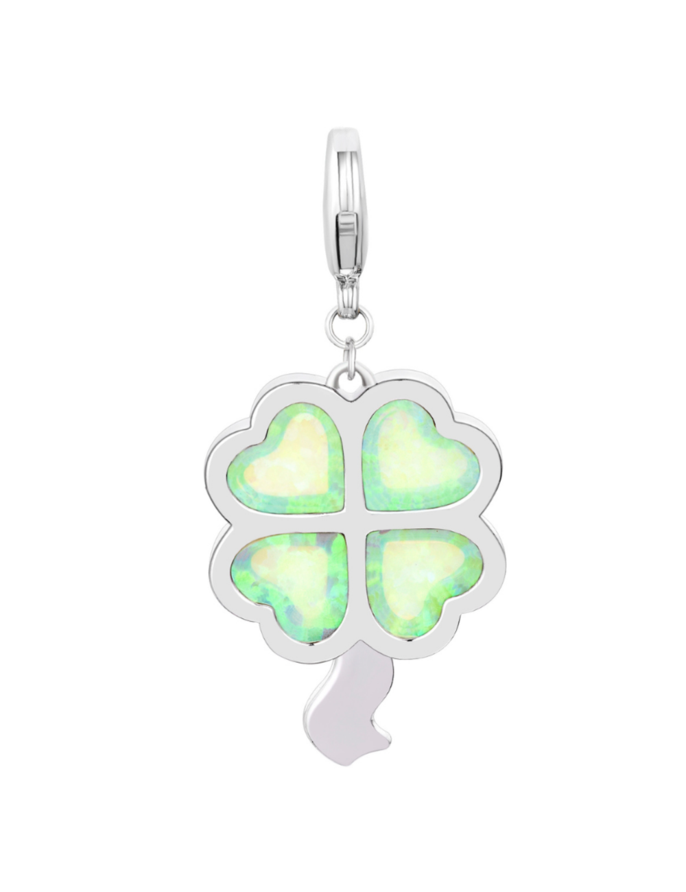 Luck of the Clover Charm Silver