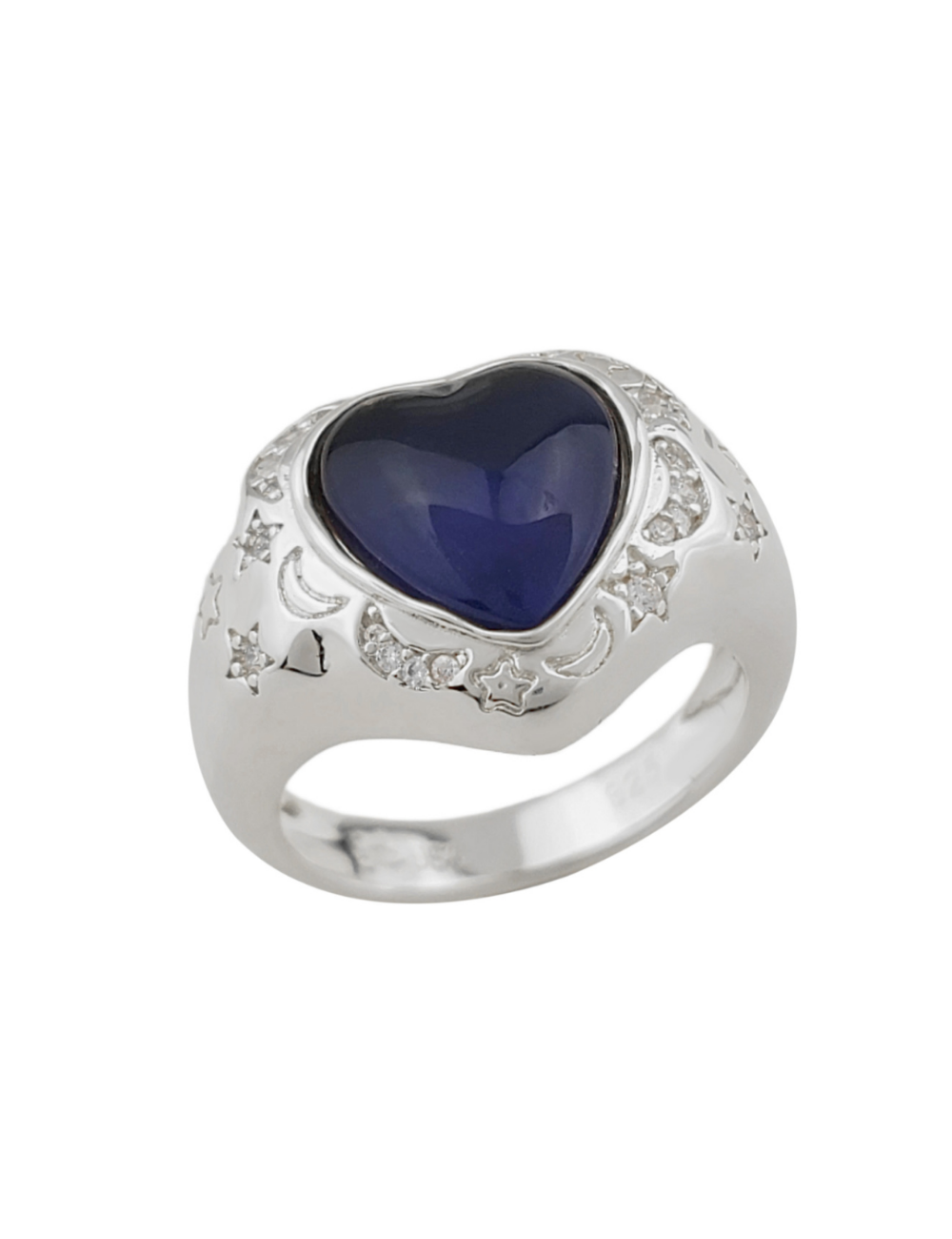 Moody Witch Ring Silver