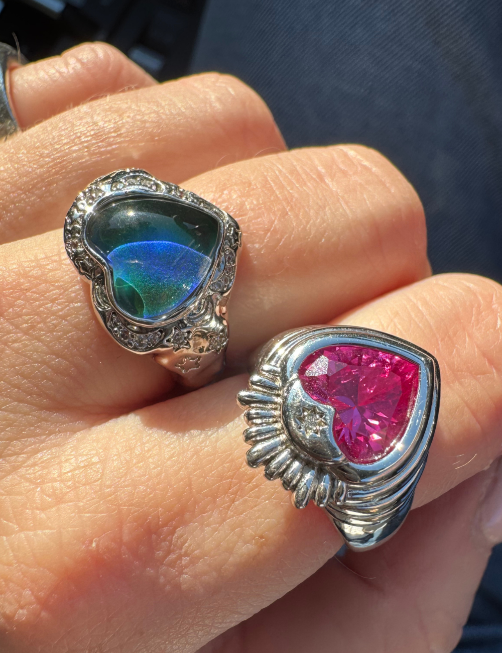 Moody Witch Ring Silver