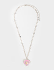 Cosmic Girl Locket on Chain Silver