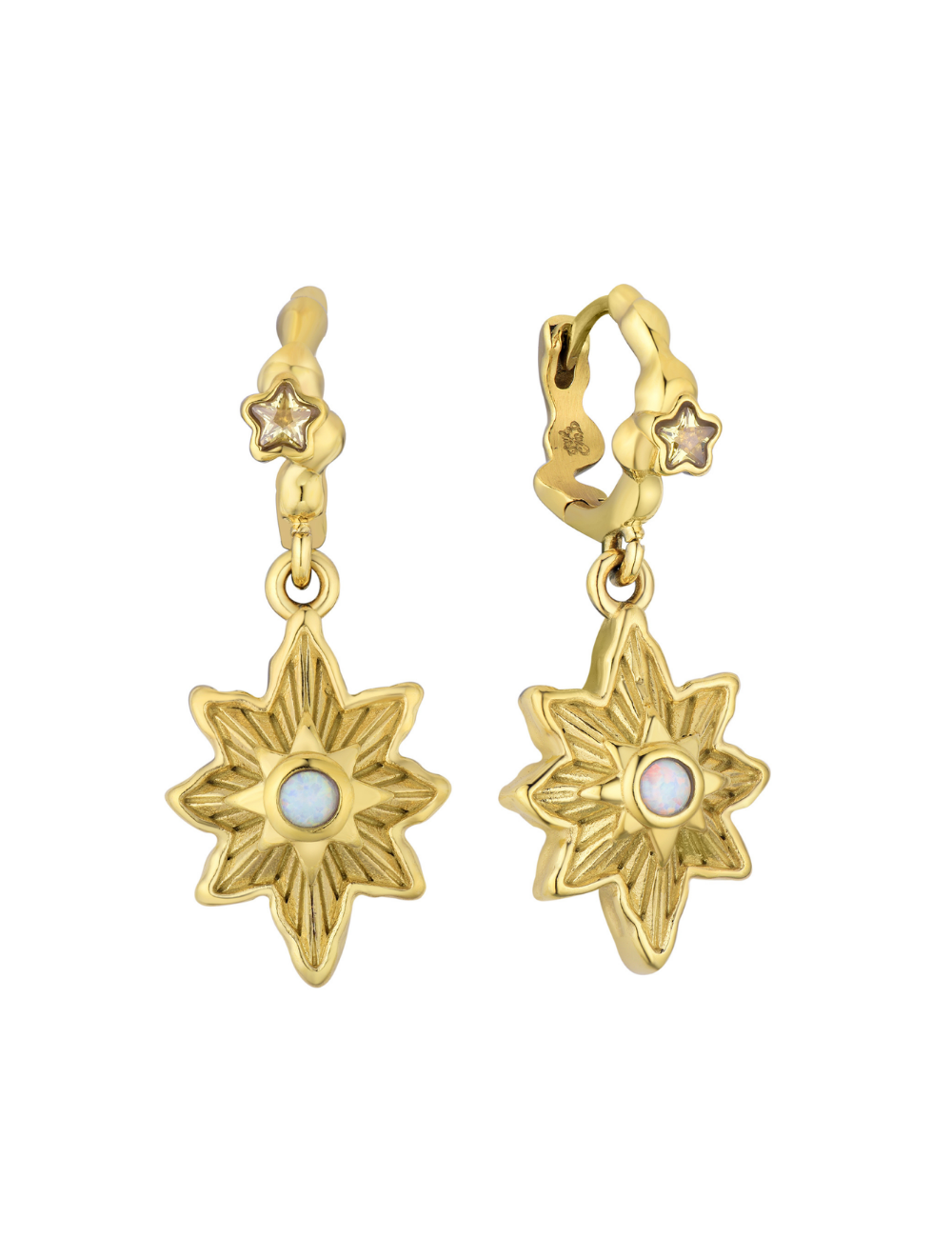 North Star Earring Gold