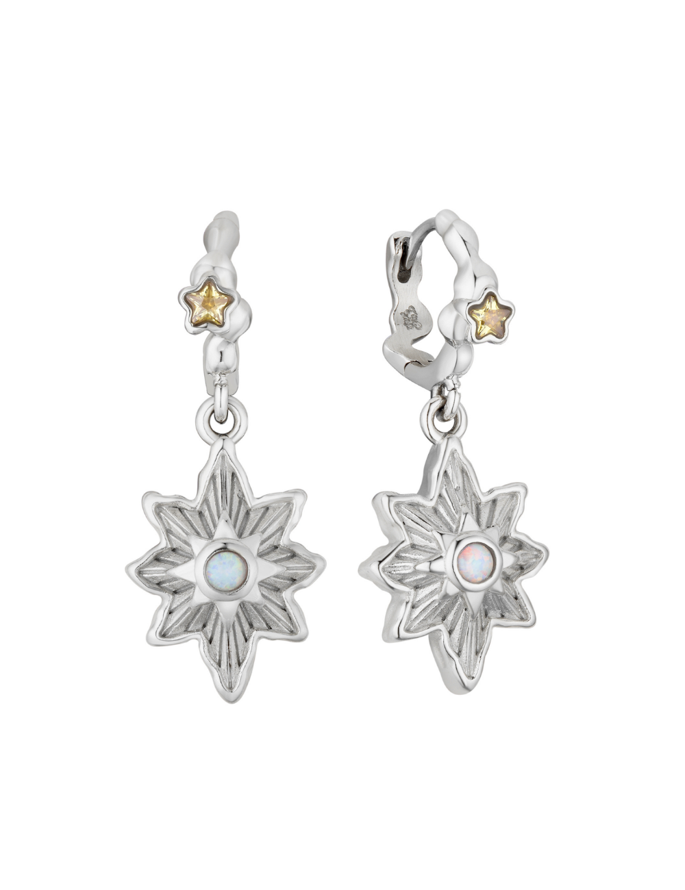 North Star Earring Silver