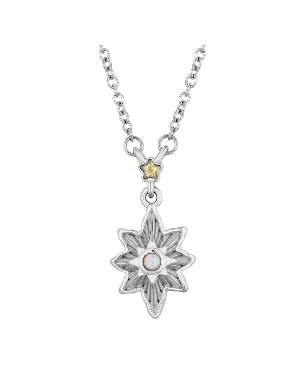 North Star Necklace Silver