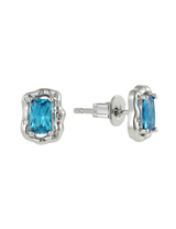 Ocean Deep Earrings Silver and Exclusive Sticker Sheet