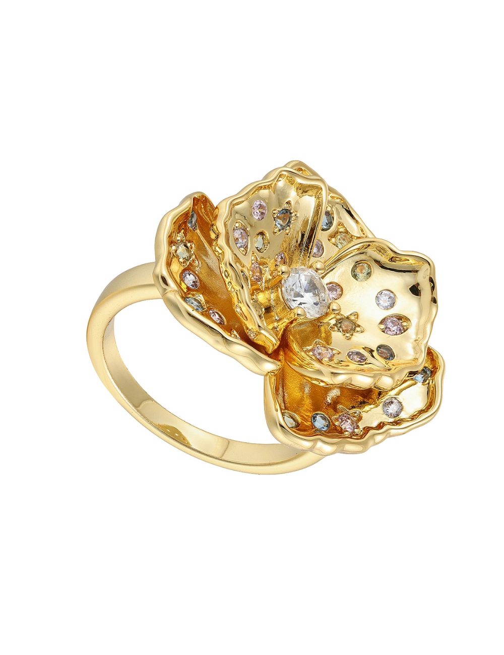 Orchid Ring Gold