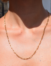 Paperclip Chain Gold