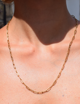Paperclip Chain Gold